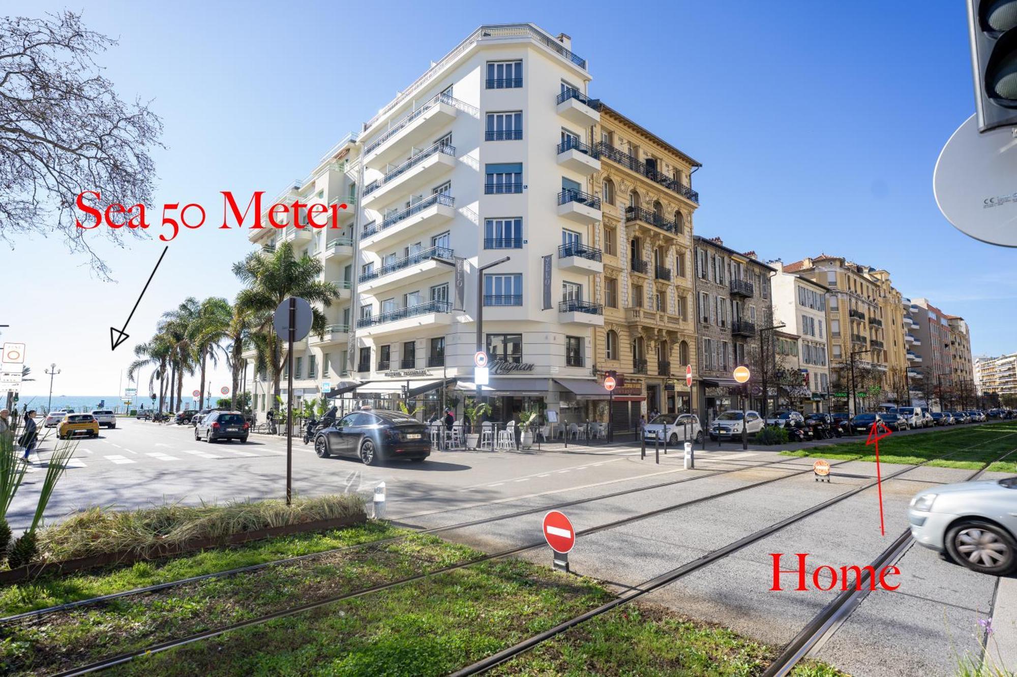 Apartmán Californie 11 Lux 4 Pers Wifi Ac Nice Exteriér fotografie